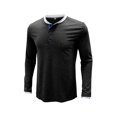 thumbnail image 2 of Sunloudy - Camisetas informales para hombre, cuello redondo, manga larga, cuello redondo, cierre de botones, escote Sunloudy S M L XL XXL, 2 of 5