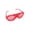 56# Red, variant on LED Glasses Glow in The Dark Party Supplies Glow Sticks Glasses Party Favors Rave Neon Shutter Shades Light Up Glasses Sunglasses Party Favors White