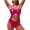 Pink, variant on Swim Dress Women, Womens Bathing Suits, Ladies Swimsuits, Women Cutout One Piece Swimsuit Metallic High Cut Halter Monokini Bathing Suit Shiny Swimwear Rave Bodysuit Outfit, Gray L