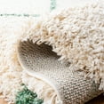 thumbnail image 5 of SAFAVIEH Hudson Amias Plush Geometric Shag Area Rug, Ivory/Green, 3' x 5', 5 of 8