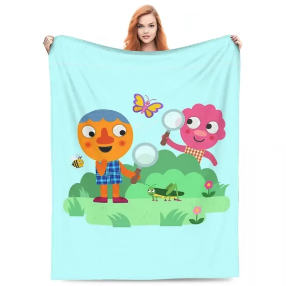 Super Songs Blanket Cute Super Songs Birthday Throw Blankets Gifts Adult, Lightweight Soft Fleece for Sofa Couch Bed Room Modern Decor