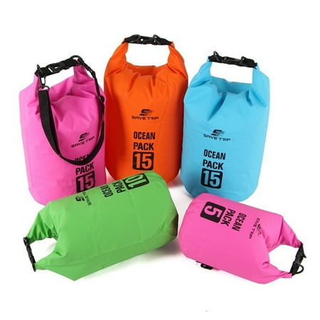 Aloksak Waterproof Bags - U-MAX 10L/15L Ultralight PVC Waterproof Bag Swimming Beach Dry Bag Snorkeling Diving Float Stuff Sack