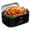 Black, variant on Sunvivi Roaster Oven with Self-Basting Lid, 20qt Electric Roaster with Removable Pan & Rack, Turkey Roaster Oven with Defrost & Warm Function, Stainless Steel, Red