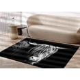 thumbnail image 4 of Black Rugs, Animal Rugs, Nature Rug, Wild Bull Rugs, Door Mat Rugs, Area Rugs, Salon Rugs, Kitchen Rug, Bull Rugs, Luxury Rug, Large Rug, 2.6'x4' - 80x120 cm, 4 of 8