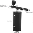 thumbnail image 3 of Portable Mini Air Compressor Kit  Rechargeable Airbrush Paint Spray Gun for Nail Art  Tattoo  Craft  Cake，Black, 3 of 4