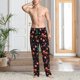 thumbnail image 2 of Fotbe Disco Mirror Ball Pantalones de Pijama para Hombre, Pantalones de Dormir, Pantalones de Casa con Cintura Ajustable y Bolsillos-Medium, 2 of 6
