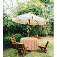 thumbnail image 2 of Vargottam Indoor/Outdoor Round Tablecloth 58 Inch Round Tablecloth Waterproof Patio Table Cloths, Spring/Summer Table Covers for Backyard Circular Table/BBQs/Picnic - Light Peach, 2 of 7