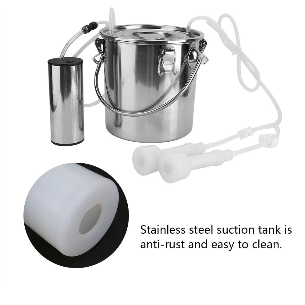 5L Goat Sheep Cow Milking Kit Portable Electric Impulse Milking Machine for C 