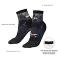 thumbnail image 6 of Naloa Majestic Black Yak Ankle Socks for Women Non Slip Socks No Show Socks Classic Low Cut Casual Socks Casual Socks, 6 of 7
