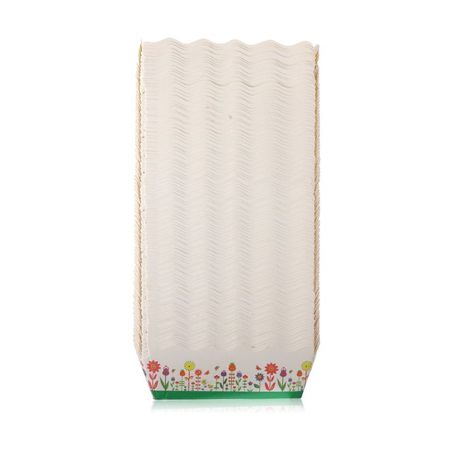 Wosthever Paquete aleatorio de 100 tazas para cupcakes a prueba de aceite, envoltorios rectangulares para postres navideños, para hornear, Herramientas y accesorios para hornear