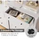 thumbnail image 4 of Moderno 5-cajón de altura cómoda para dormitorio - deep cajones con metal knobs, de madera chest para entrada y hallway, 4 of 6