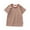Brown, variant on Kids Clothes Summer Children's Short Sleeved Striped Tops Boys Shirts Crew Neck Baby Girl Clothes Base Shirt Multi Color Optional
