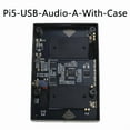 thumbnail image 3 of For RPi 5 USB Sound Card Moudle HAT with Earphone Port Buzzer Speaker, 3 of 16