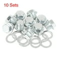 thumbnail image 7 of 10 Sets M18x1.5 Metal Vehicle Engine Oil Pan Drain Cap Screw Bolt Plug with Gasket, 7 of 7
