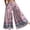 Hot Pink, variant on Wide Leg Palazzo Pants for Women Casual Drawstring Flowy Beach Trousers with Pockets Vacation