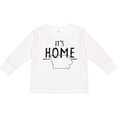 thumbnail image 3 of Inktastic It's Home- State of Iowa  Outline Distressed Text Boys or Girls Long Sleeve Toddler T-Shirt, 3 of 5