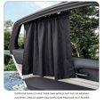 thumbnail image 4 of Car Window Shades - Windshield Sun Shade for Baby Track Type, Car Sun Shade Windshield Keeps Cooler Screen for Sleeping Camping（black）, 4 of 5