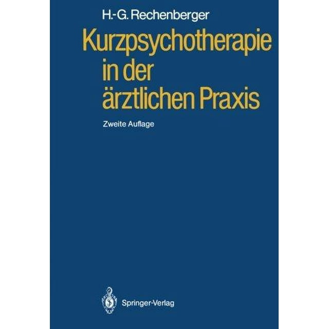 Kurzpsychotherapie dans la Pratique Der Arztlichen