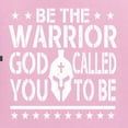 thumbnail image 5 of Wild Bobby Be The Warrior God Called You To Be Inspirational/Christian Men Graphic Tee, Light Pink, X-Large, 5 of 5