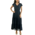 thumbnail image 5 of Nanette Lepore Women's Flutter Sleeve Midi Dress, Sizes XS-XXXL, 5 of 6