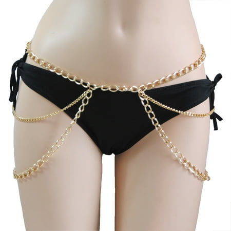 - Women Sexy Belly Chain Beach Waist Chain Fashion Body Chains Women Boho Body Jewelry New