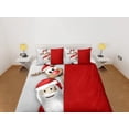 thumbnail image 2 of Navidad Juego De Funda Nórdica Con Almohadas Santa Claus Dormitorio Ropa De Cama Funda De Edredón, 2 of 4