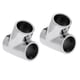 thumbnail image 1 of 2 piezas de montaje en barandal para barcos - 60 grados Tee- 316 de acero inoxidable marino 22 mm SM SunniMix Montaje en riel manual para barcos, 1 of 5