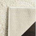 thumbnail image 6 of SAFAVIEH Arizona Cady Solid Shag Area Rug, Cream, 6'7" x 6'7" Square, 6 of 10