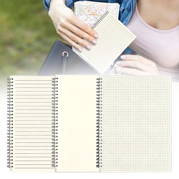 CoreLiving Lined Paper Notebook, Hardcover Grid Journal, Thick 100 GSM Paper for Professional Engineering Math Drafting and Technical Projects, 1 Pack