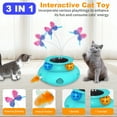 thumbnail image 2 of Electric Cat Toy, Interactive Cat Toys, Butterfly Rotation Balls Cat Feather Indoor Cat Toys, 2 of 7
