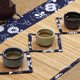 thumbnail image 2 of ColoMX Posavasos de bambú tejido para taza cuadrada, posavasos para taza de té, decoraciones para mesa de té, 4 Uds., 2 of 7