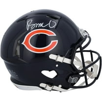 Rome Odunze Chicago Bears Autographed Riddell Speed Authentic Helmet - Fanatics Authentic Certified