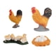 thumbnail image 1 of Modelo de pollo de juguete Yotijar 4 de pollo realistas para herramientas de aprendizaje y gallo, 1 of 6