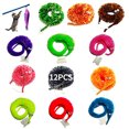 thumbnail image 2 of SHENGSEN 12 piezas Fuzzy Worm Toys String Mascotas Fuzzy Worms On String Bulk Trick Toy Pa SHENGSEN SHENGSEN, 2 of 2