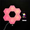 thumbnail image 2 of de montaje de luz LED inteligente DIY señal de lámpara de de aplicación cambio de Color luces de pared inteligentes para Sunnimix Noche de luces inteligentes, 2 of 8