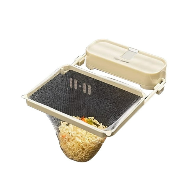 Binwennn Kitchen Filter Rack Suction Cup Leftovers Blocking Dishwashing Basin Kitchen Waste Drain Rack Grain Storage Container Glass Containers for Food Restaurant Containers Pantry Snack Organizer
