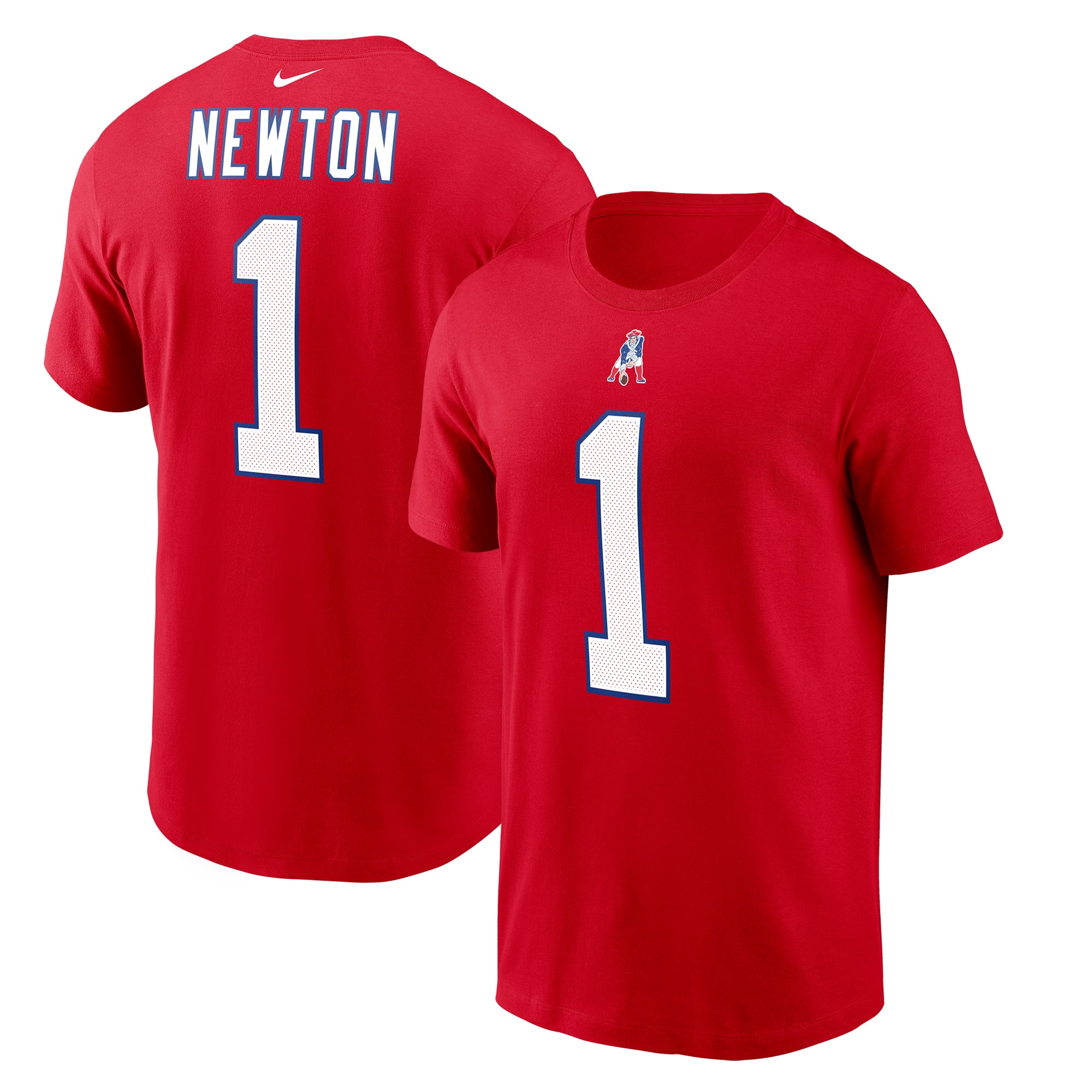 cam newton red patriots jersey