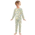 thumbnail image 6 of FORMRS Long Sleeve Top and Pants Pajama Set for Niños 2-Piece Sleepwear, Sizes 18M-8Y, Autumn Greenery, 6 of 6