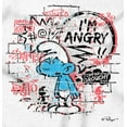 thumbnail image 2 of Grouchy Smurf Angry Cranky Cartoon Hoodie Sweatshirt Women Men Brisco Brands M, 2 of 6