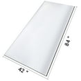 thumbnail image 2 of VEVOR 84x42 inch Clear Table Cover Protector, 1.5mm Thick Clear Desk Protector Table Pads, Plastic Tablecloth Table Protector for Dining Room Table, 2 of 9