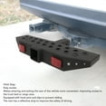thumbnail image 3 of Towing Hitch Steps, Black Hitch Step Pad Heavy Duty Convenient Access Weather Resistant with Reflective Strip for Car, 3 of 7