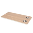 thumbnail image 1 of Pontoon Boat Tabletop, 31.49x15.74in Solid Wood Boat Table Top Panel Rectangular RV Table Top Replacement with 2 Cup Holders for Trailer, Motorhome, Yacht Deck, 1 of 7
