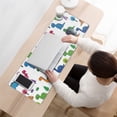 thumbnail image 3 of Long Mouse Pads for Desk,Colorful Dinosaur and Tree Pattern Desk Mats on Top Of Desks, Desk Mouse Pad Extra Large with 3mm Non-Slip Base and Stitched Edge for Gaming,Office,Work,Home 31.5"x11.8", 3 of 6