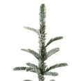 thumbnail image 4 of Northlight Real Touch™ Slim Flocked Nordmann Fir Artificial Christmas Tree- 4.5' - Unlit, 4 of 9