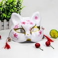 thumbnail image 1 of Creative Cosplay Hand Painted Protection Fox Mask with Tassels Bell, 1 of 2