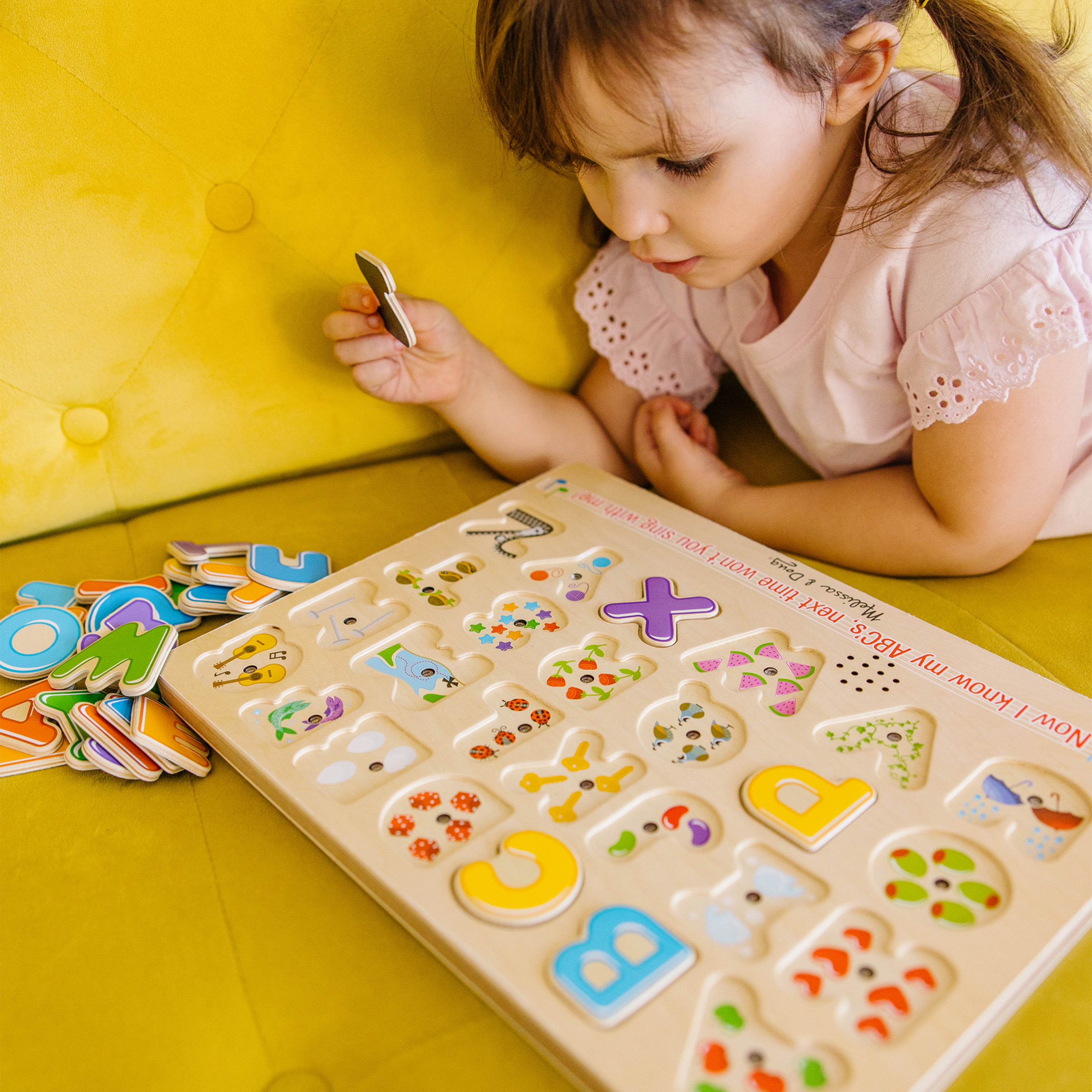Melissa & doug 2024 alphabet sound puzzle