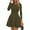 Brown, variant on PRETTYGARDEN Long Sleeve Mini Dress for Women Fall Crewneck Knit Pleated Babydoll A Line Soft Casual Short Party Dresses