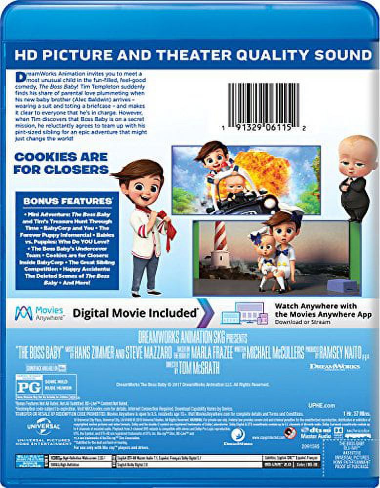 The Boss Baby (Blu-ray) - Walmart.com