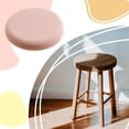 thumbnail image 4 of Cateissary Round Bar Stool Chair Seat Cushion Cover 04 -  Decoración del hogar Rosa 40cm, 4 of 6