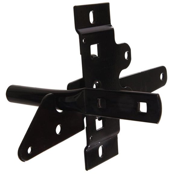 Carded - Post Mount Gate Latch, Black
